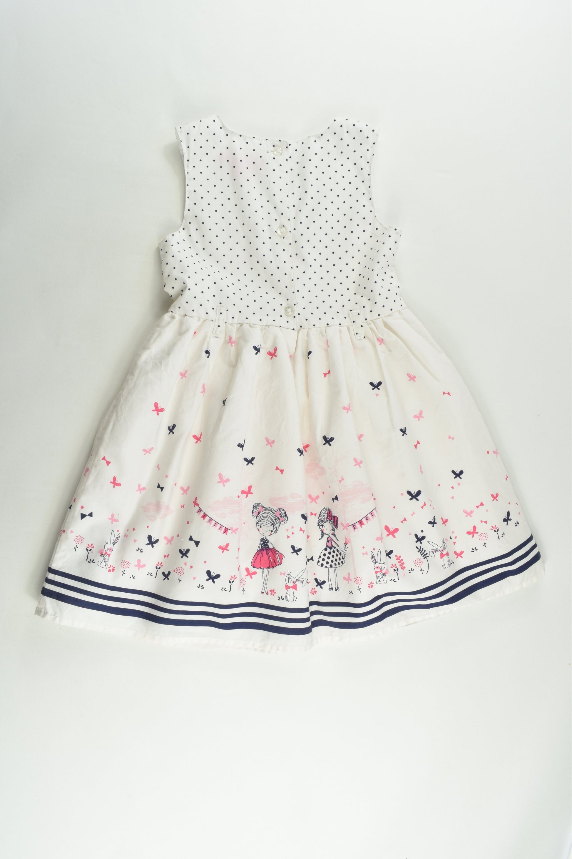Young Dimension Size 2-3 (98 cm) Girls and Animals Lined Tulle Dress