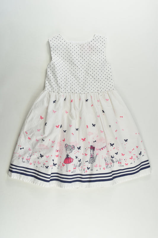 Young Dimension Size 2-3 (98 cm) Girls and Animals Lined Tulle Dress