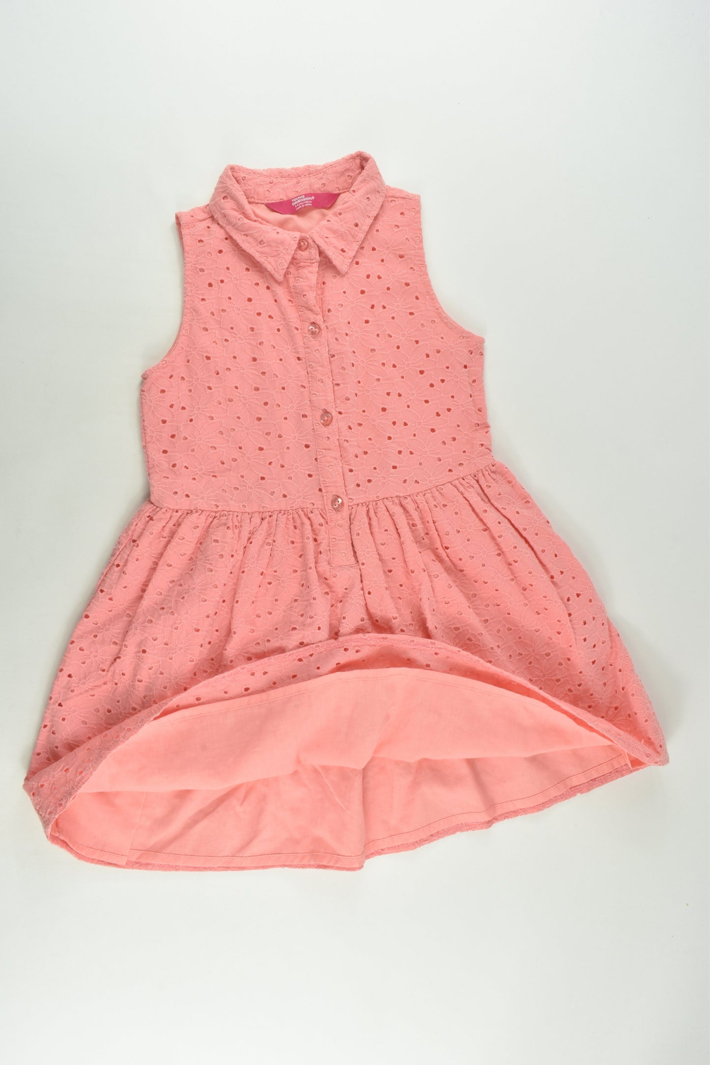 Young Dimension Size 5-6 (116 cm) Lined Lace Dress