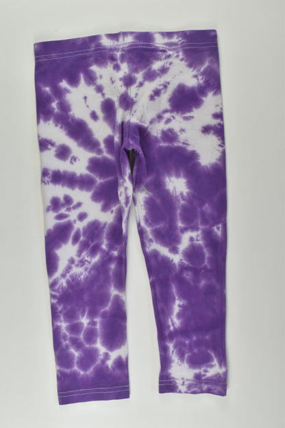 Young Dimension Size 6-7 Tie-Dye Capri Leggings