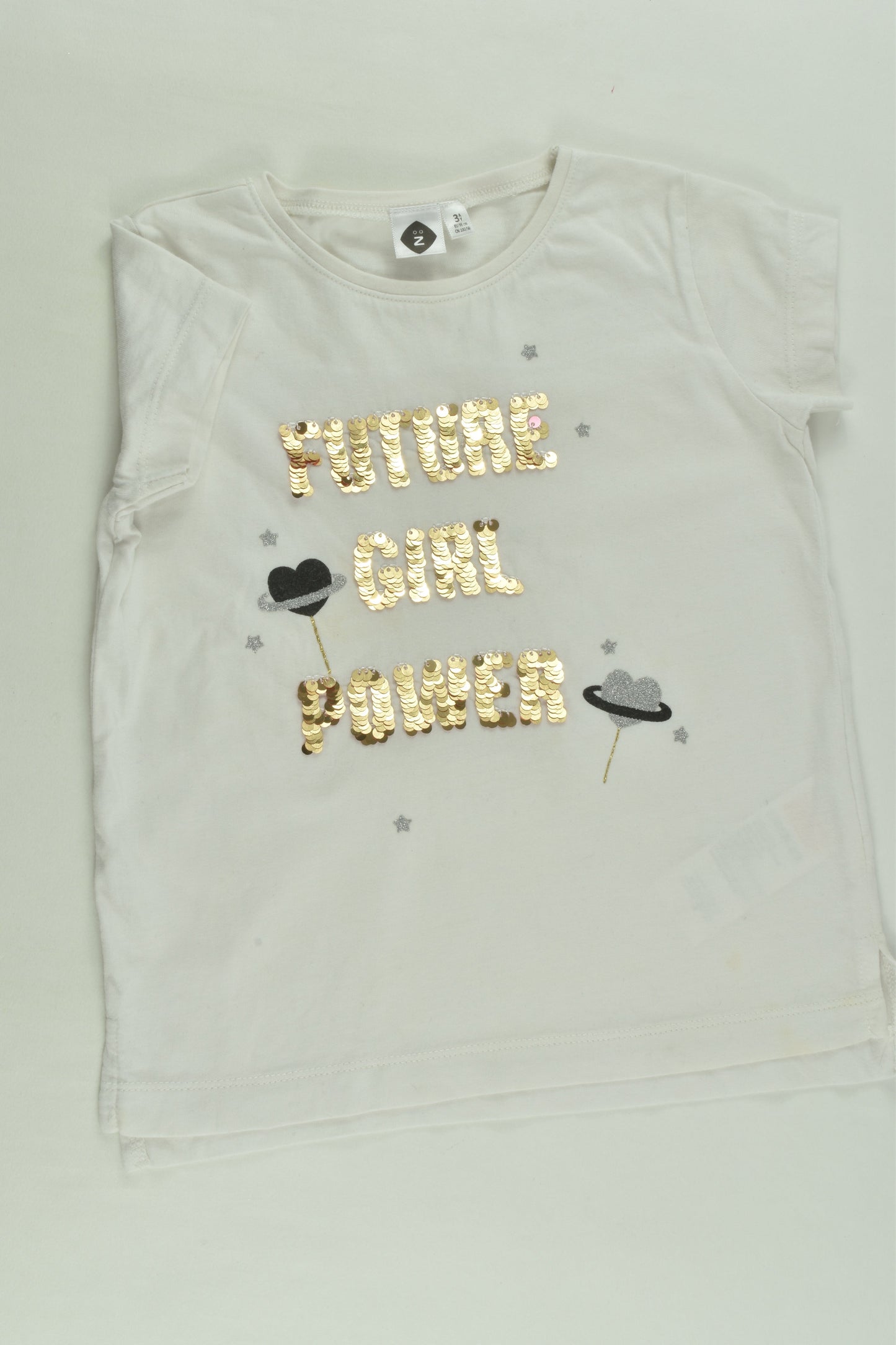 Z Size 3 (98 cm) 'Future Girl Power' T-shirt