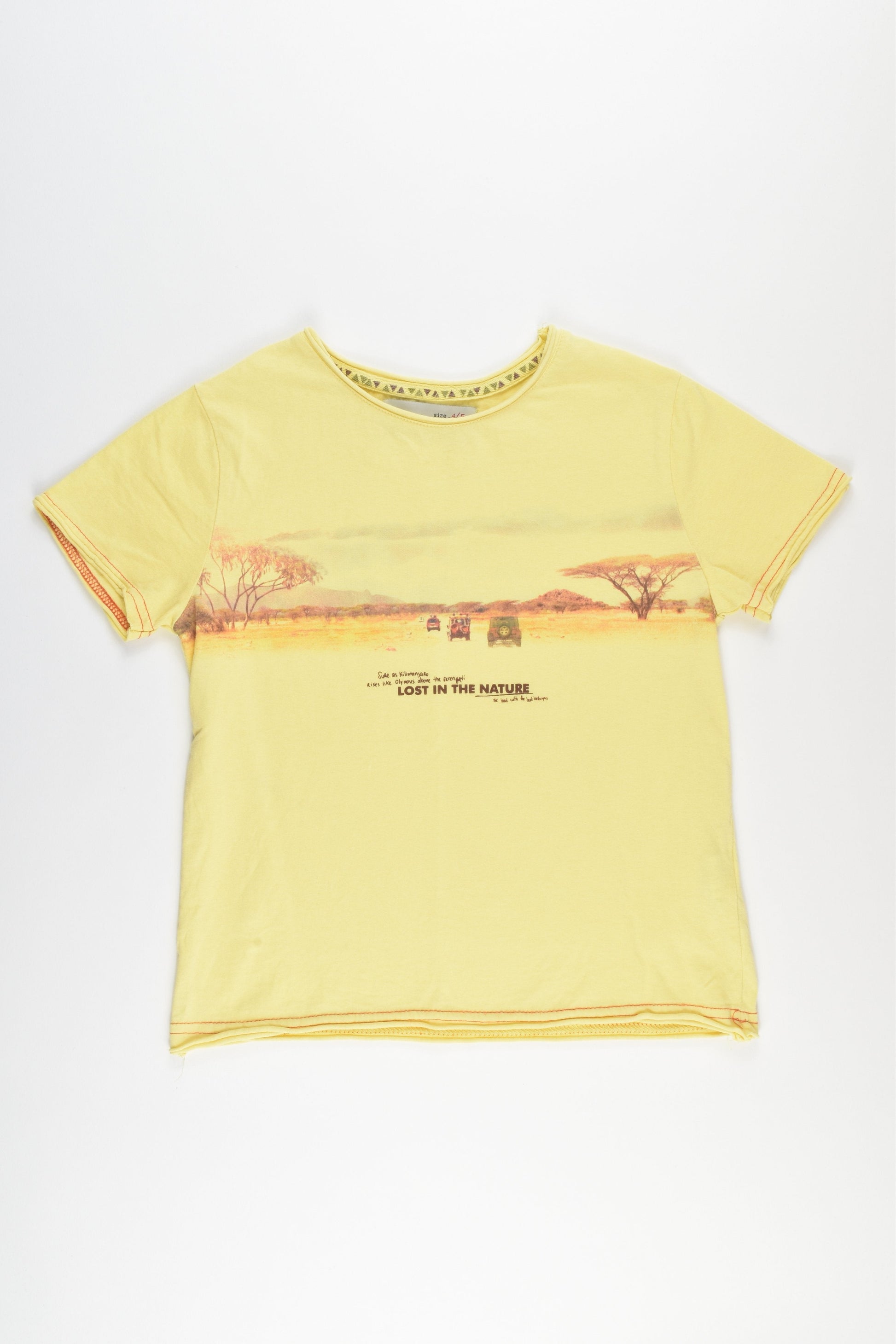 Zara Boys Size 4-5 T-shirt