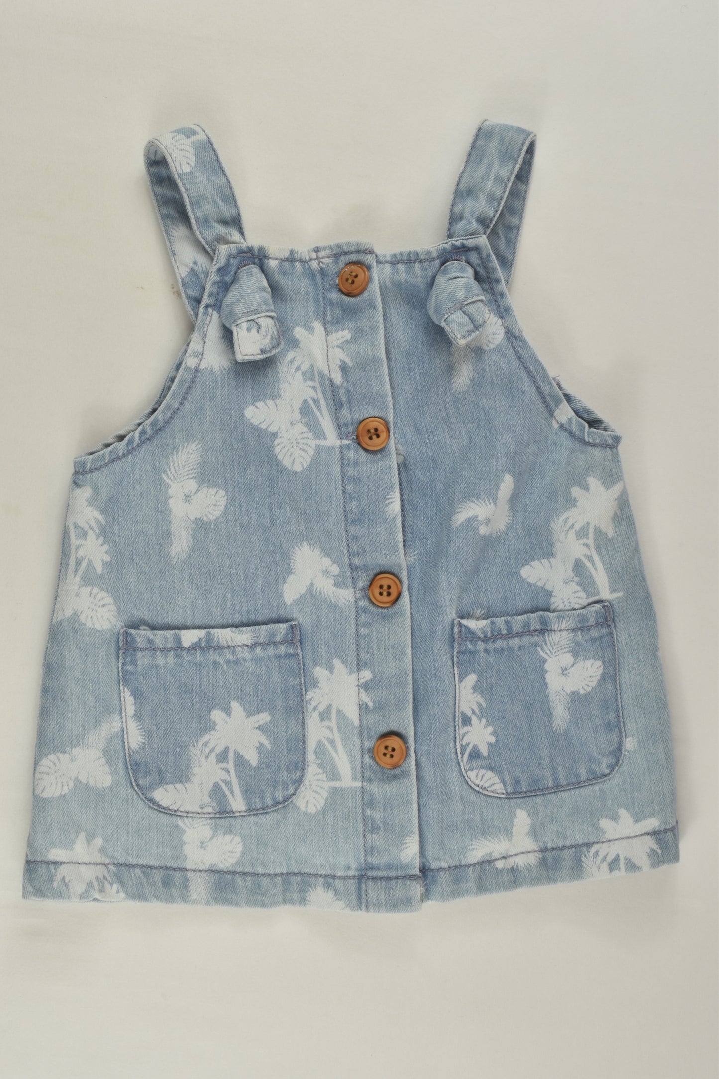 Zara Size 0 (6-9 months, 74 cm) Denim Dress MiniMe Preloved - Baby and Kids' Clothes Zara Size 0 (6-9 months, 74 cm) Denim Dress MiniMe Preloved - Baby and Kids' Clothes