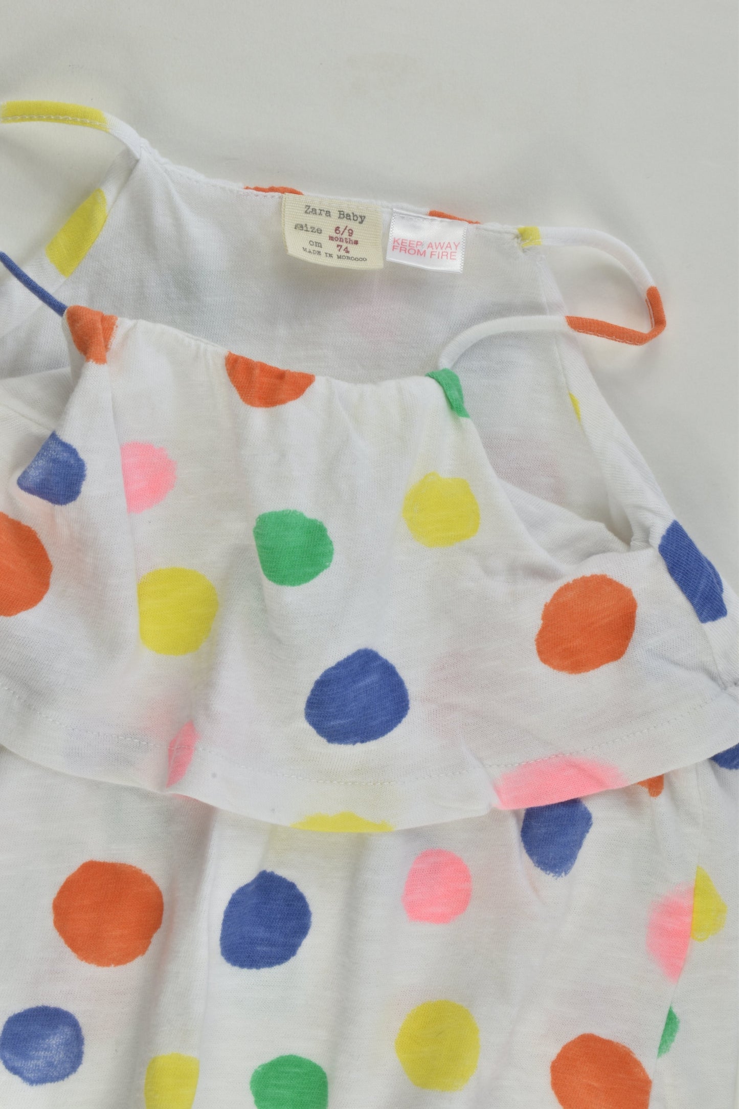 Zara Size 0 (6/9 months, 74 cm) Polka Dots Dress