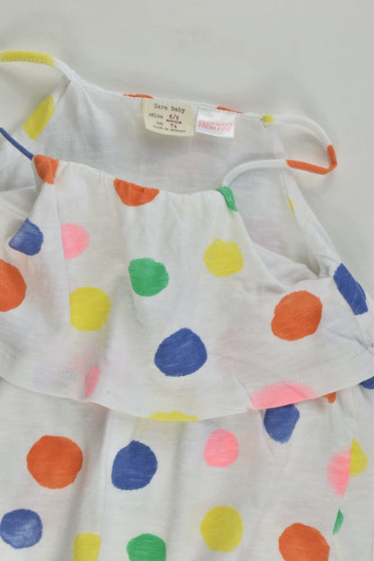 Zara Size 0 (6/9 months, 74 cm) Polka Dots Dress