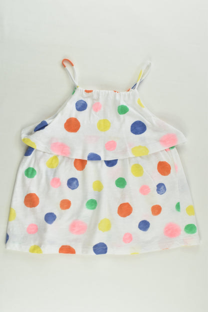 Zara Size 0 (6/9 months, 74 cm) Polka Dots Dress