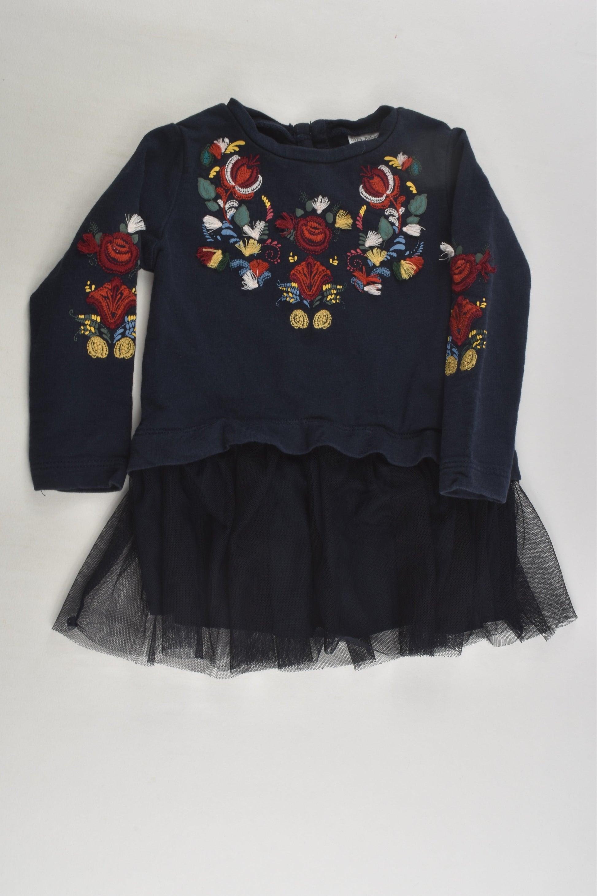 Zara Size 0 Embroidery Dress