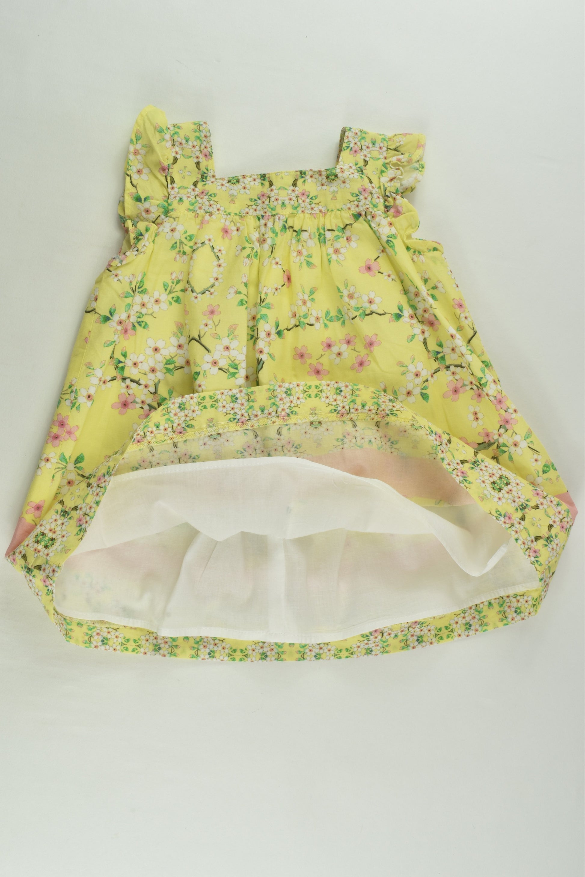 Zara Size 0 Lined Floral Dress