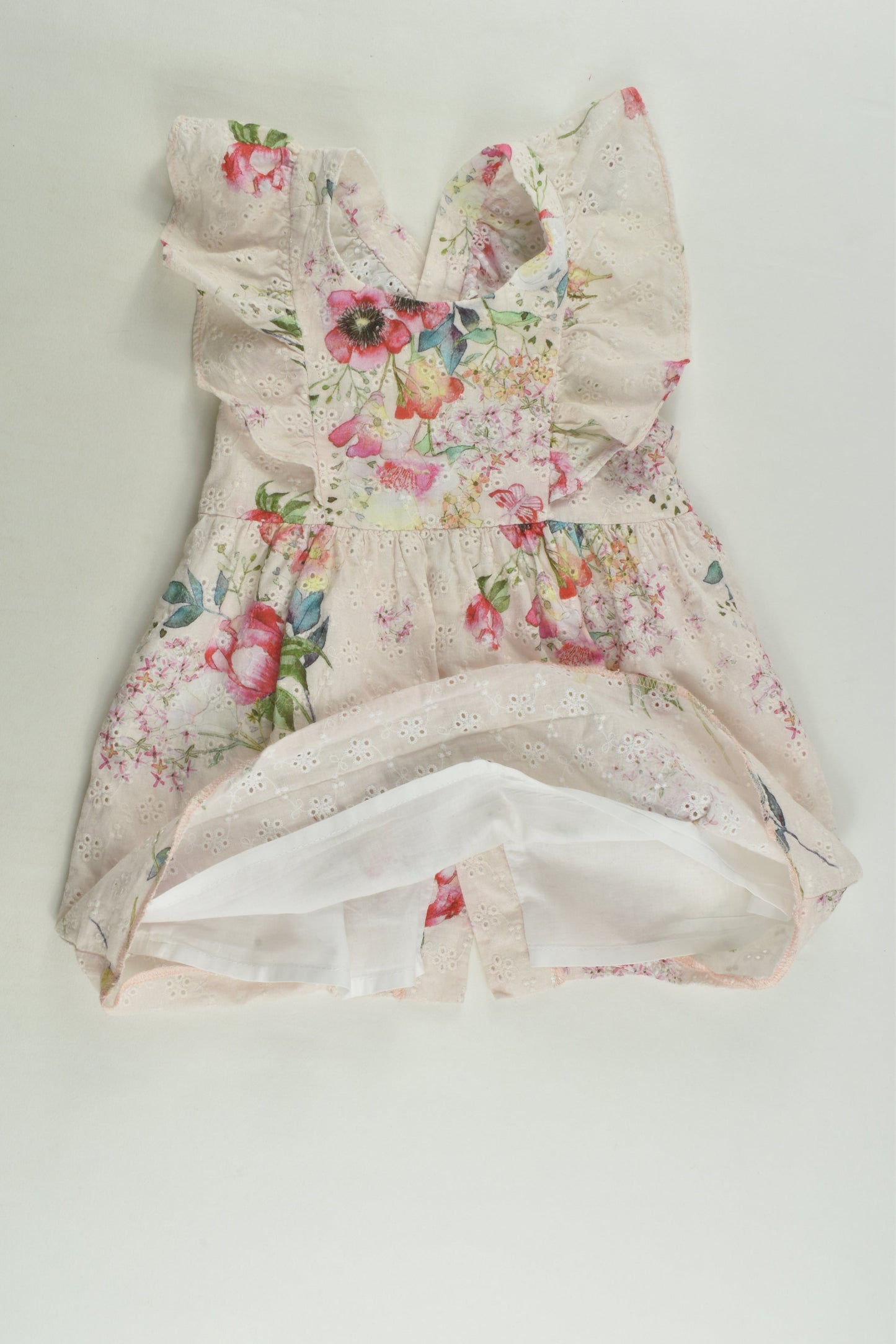 Zara Size 0 Lined Floral Lace Dress