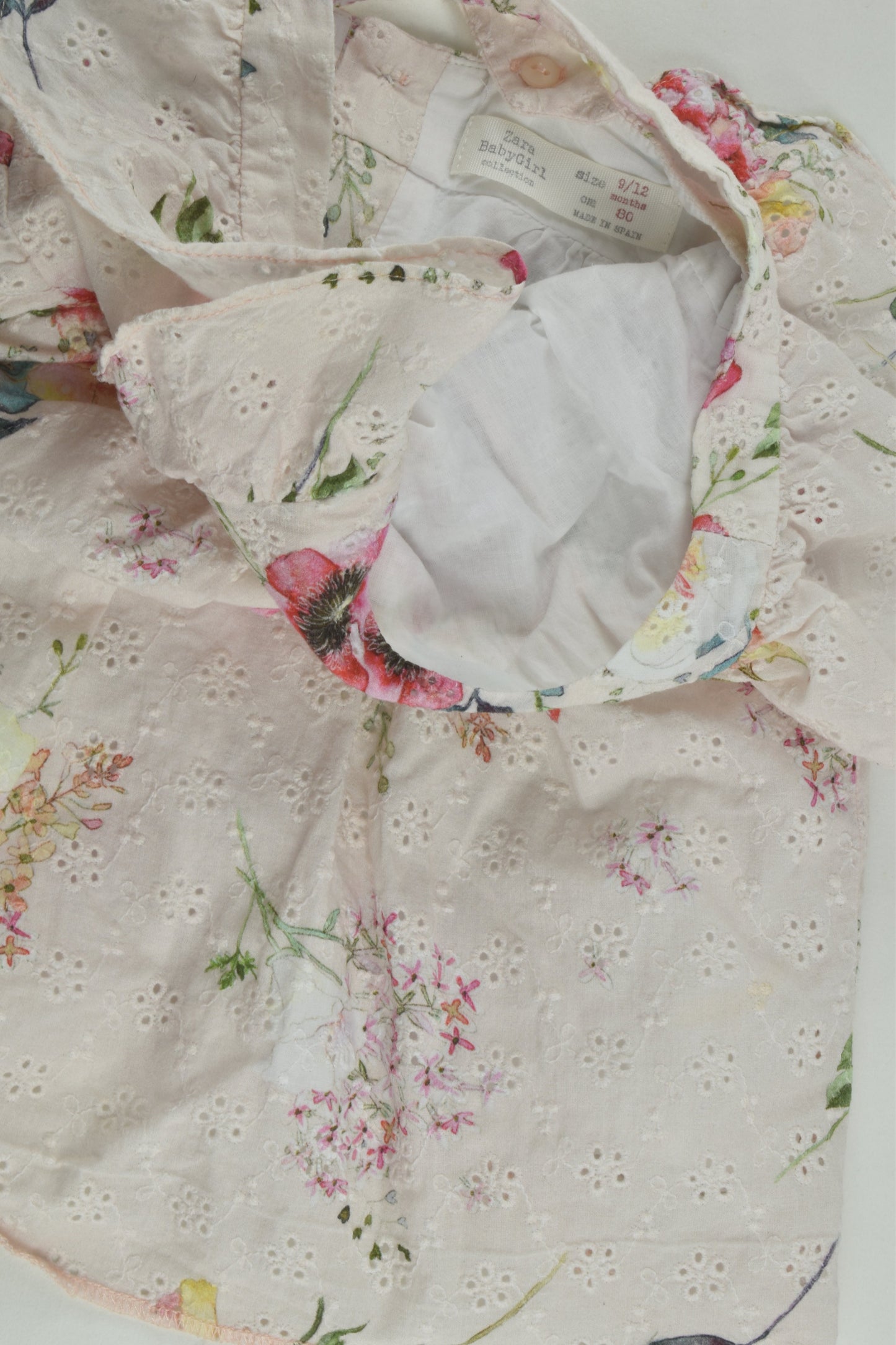 Zara Size 0 Lined Floral Lace Dress