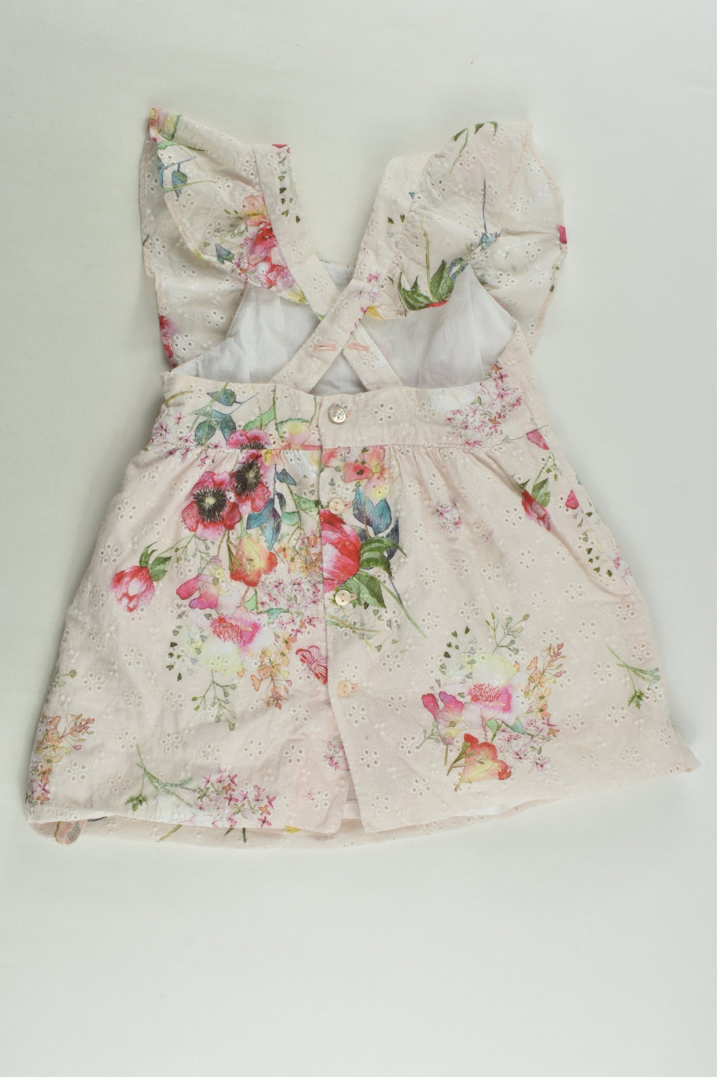 Zara Size 0 Lined Floral Lace Dress