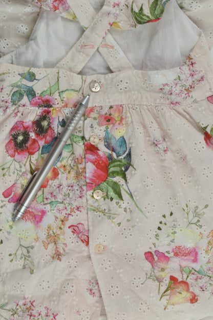 Zara Size 0 Lined Floral Lace Dress