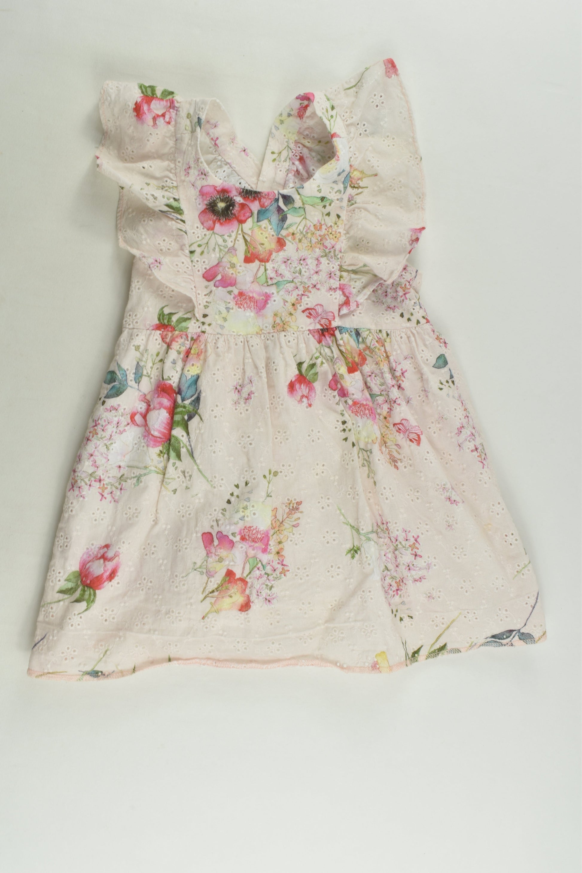 Zara Size 0 Lined Floral Lace Dress