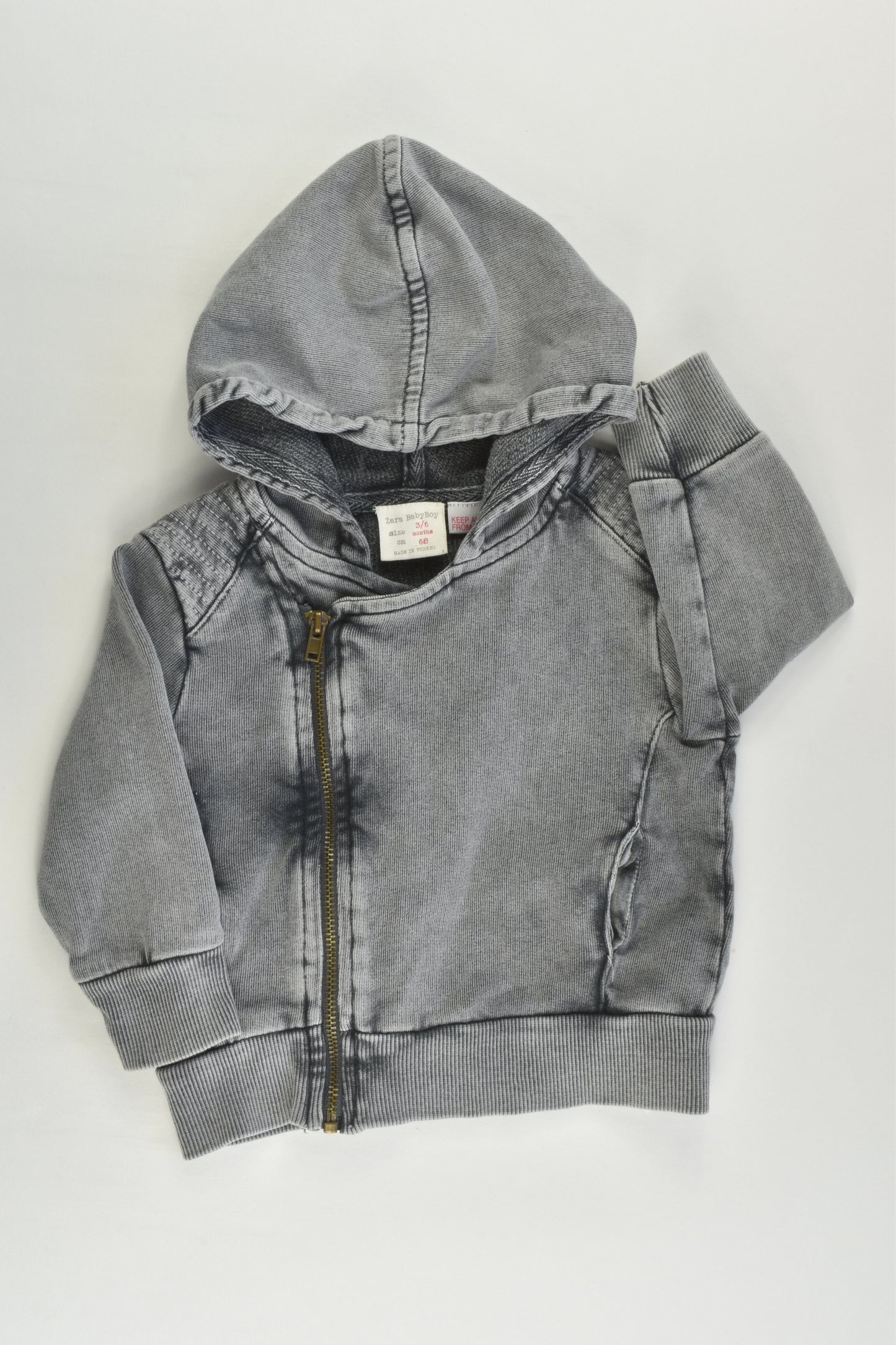 Zara Size 00 (3/6 months) Hooded Jumper