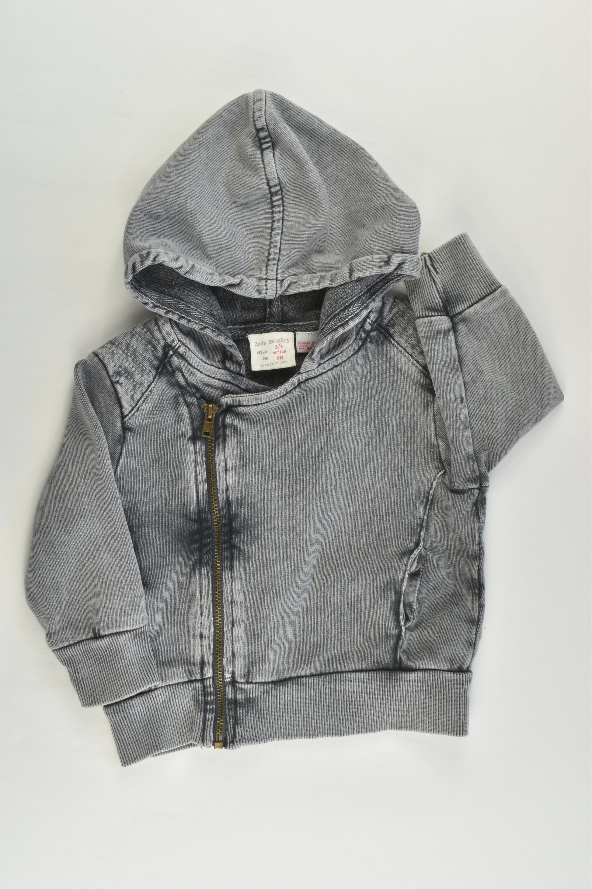 Zara Size 00 (3/6 months) Hooded Jumper