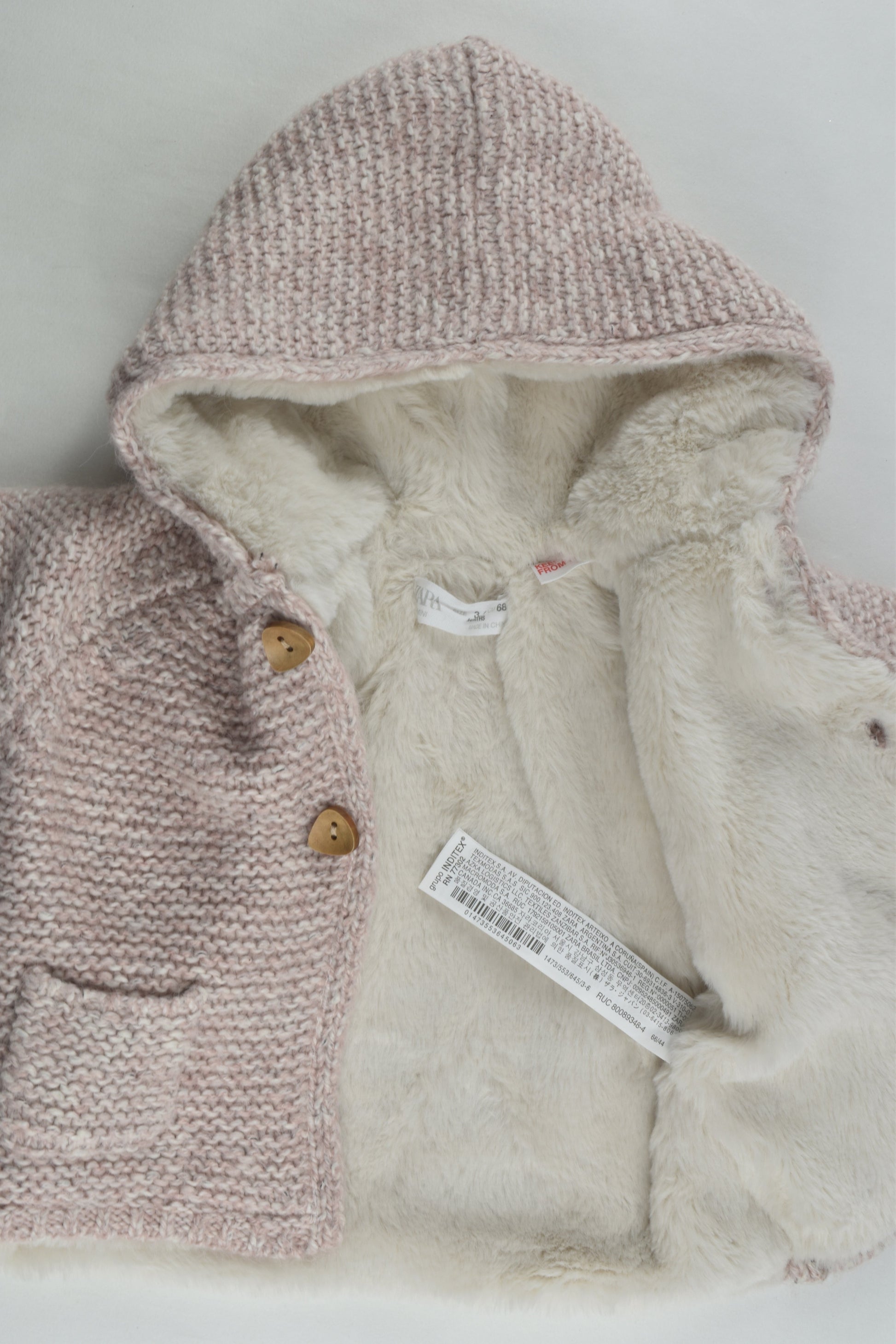 Zara Size 00 Warm Knit Jumper