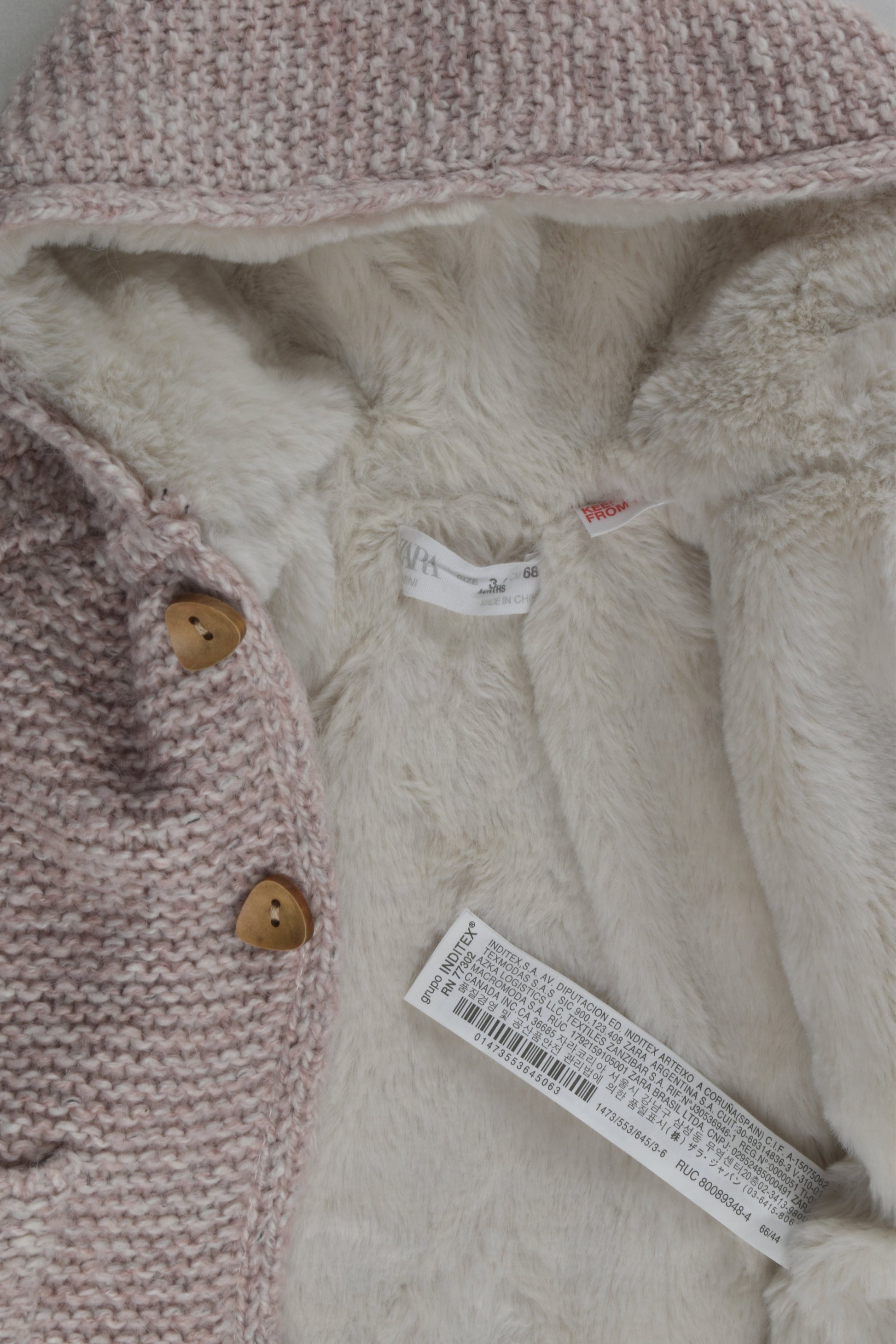 Zara Size 00 Warm Knit Jumper