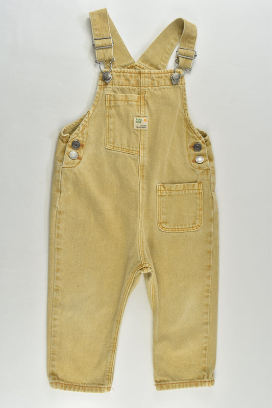 Zara Size 1 (12-18 months) Denim Overalls