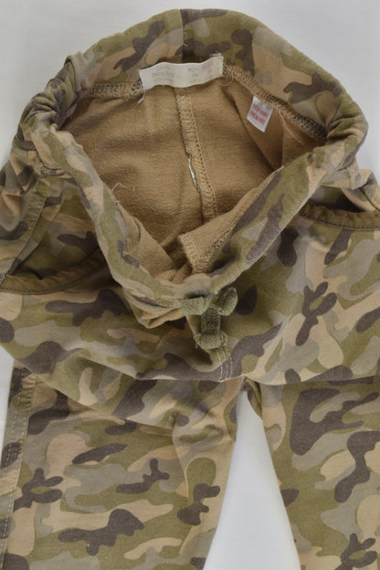 Zara Size 1 (12/18 months, 86 cm) Camouflage Track Pants