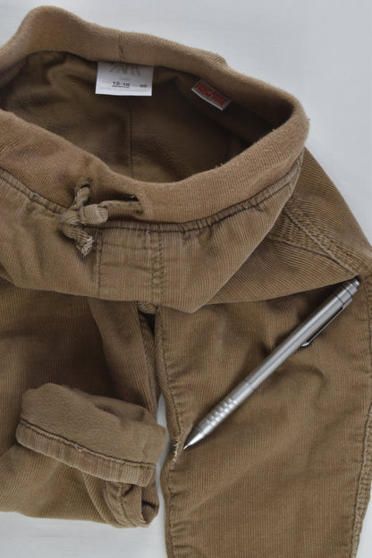 Zara Size 1 (86 cm) Lined Cord Pants