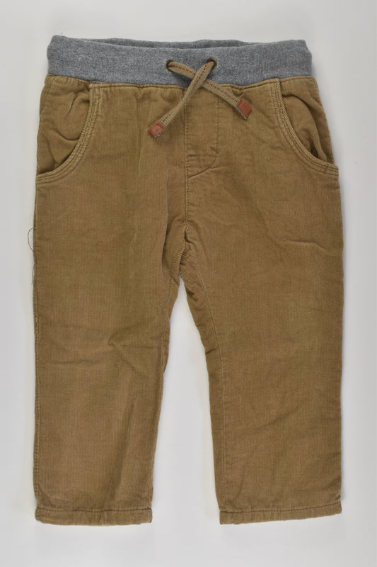 Zara Size 1 Lined Cord Pants