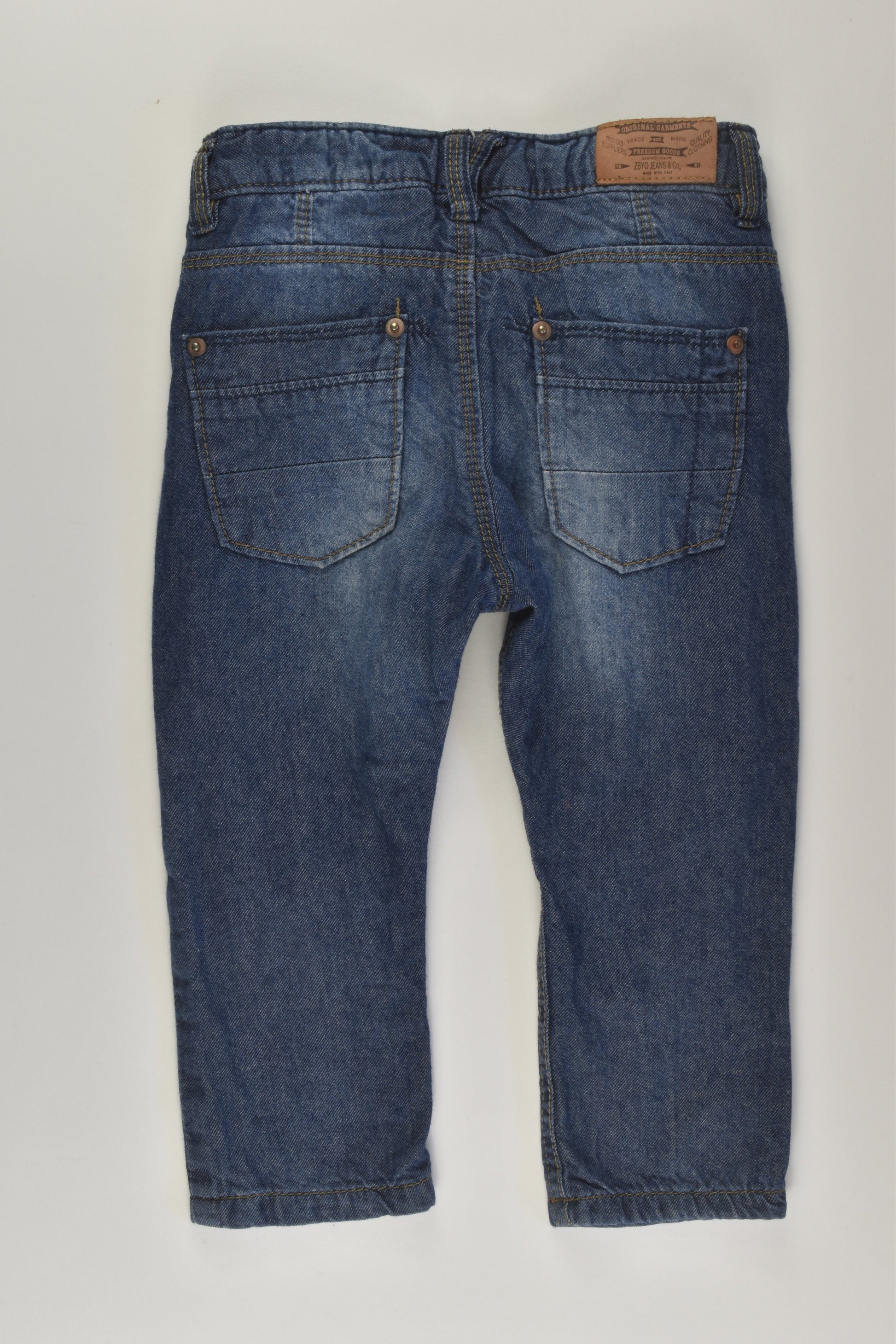 Zara Size 1 Lined Denim Pants