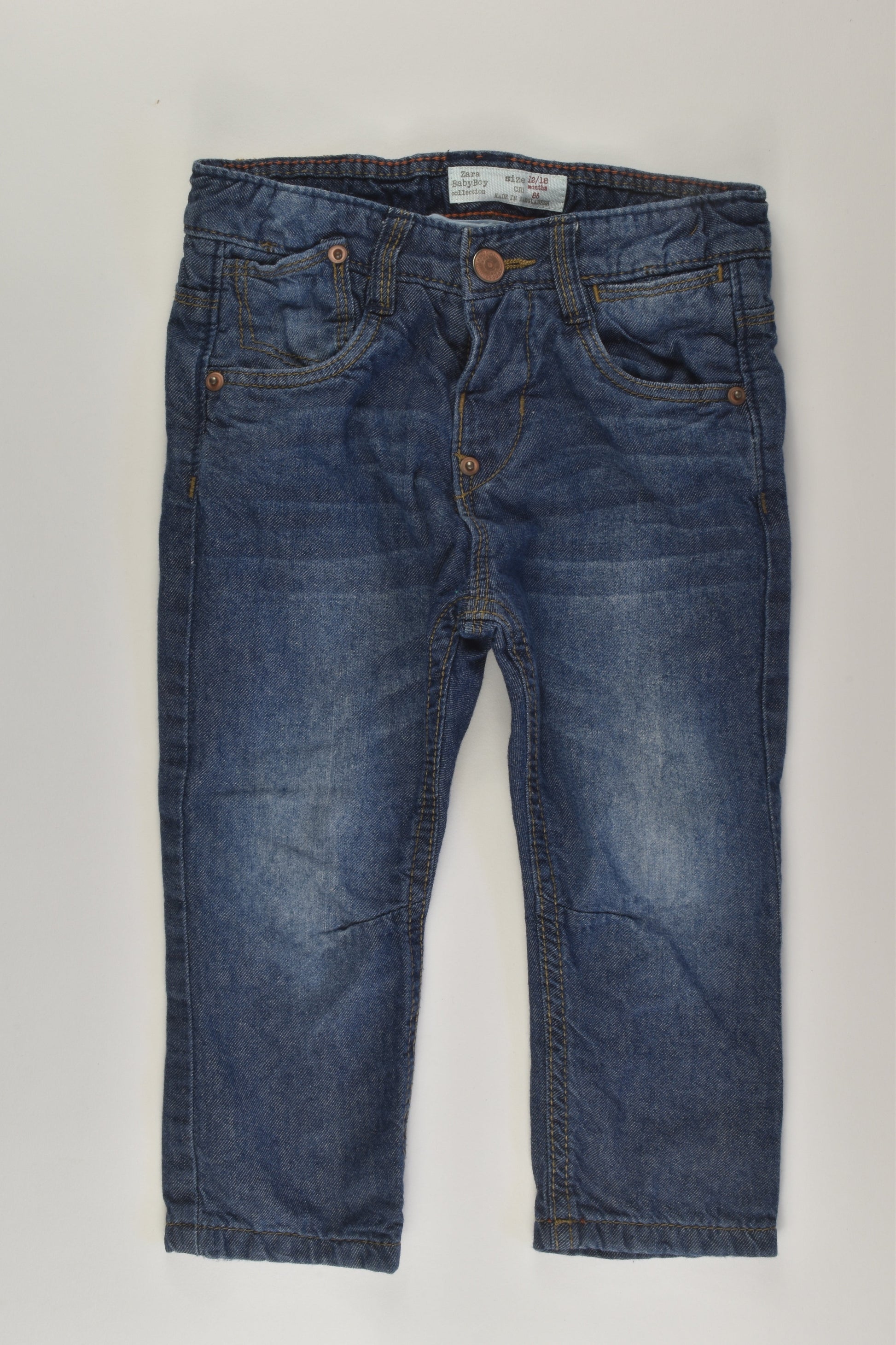 Zara Size 1 Lined Denim Pants