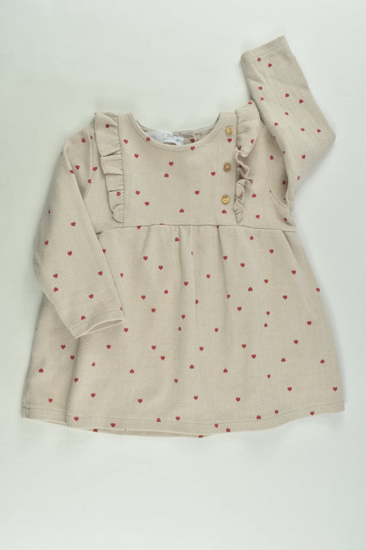 Zara Size 1 Love Hearts Dress
