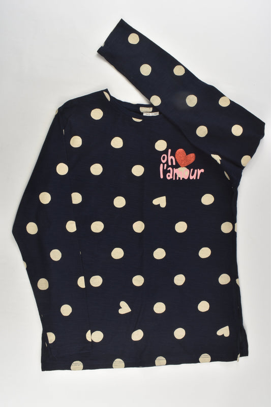 Zara Size 10 (140 cm) 'Oh L'Amour' Top