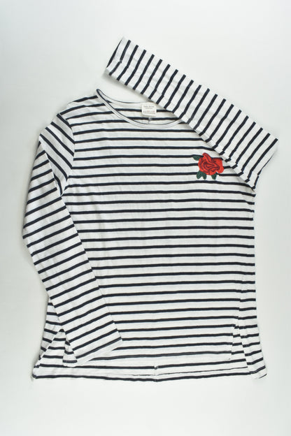 Zara Size 11/12 (152 cm) Striped Rose Top