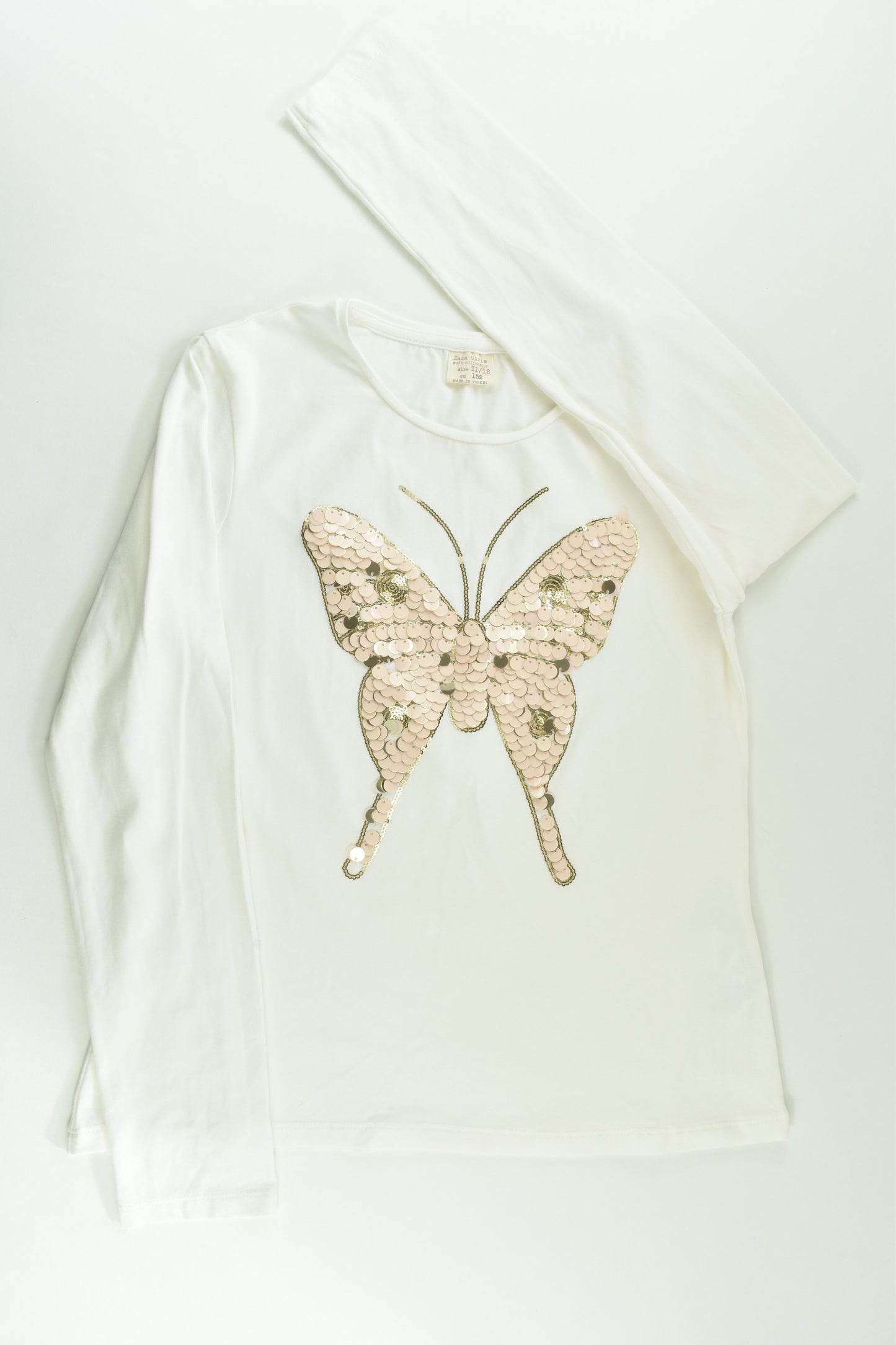 Zara Size 11/12 Butterfly Top
