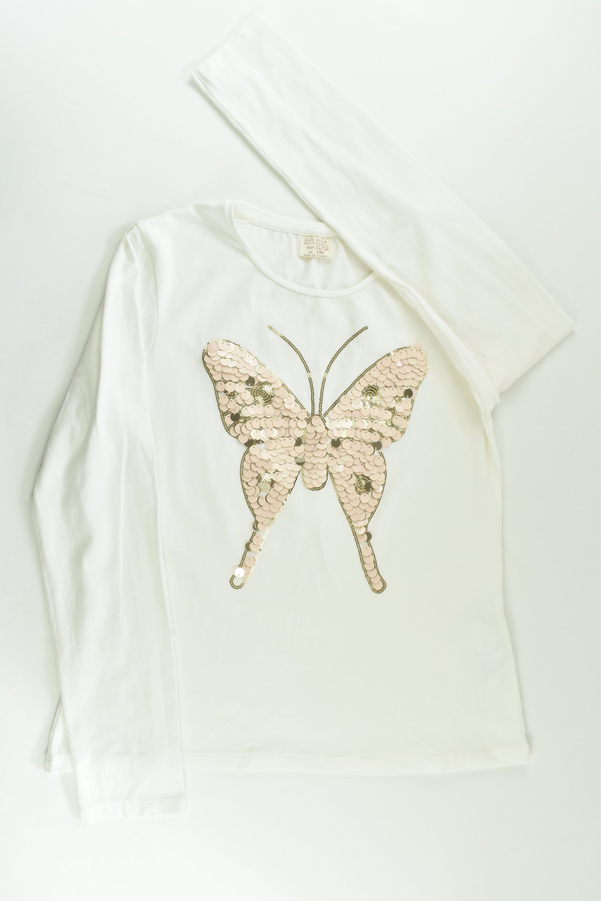 Zara Size 11/12 Butterfly Top