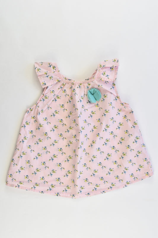 Zara Size 12/18 months (86 cm) Floral Blouse