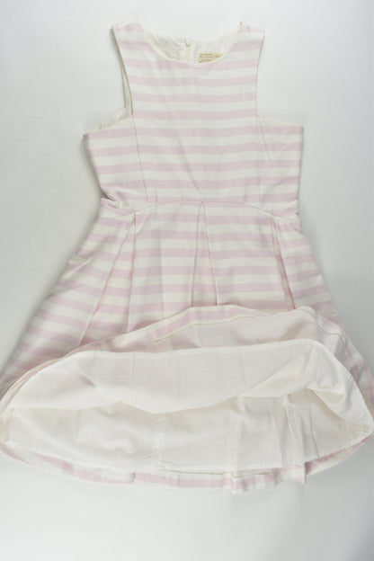 Zara Size 13-14 Lined Striped Dress