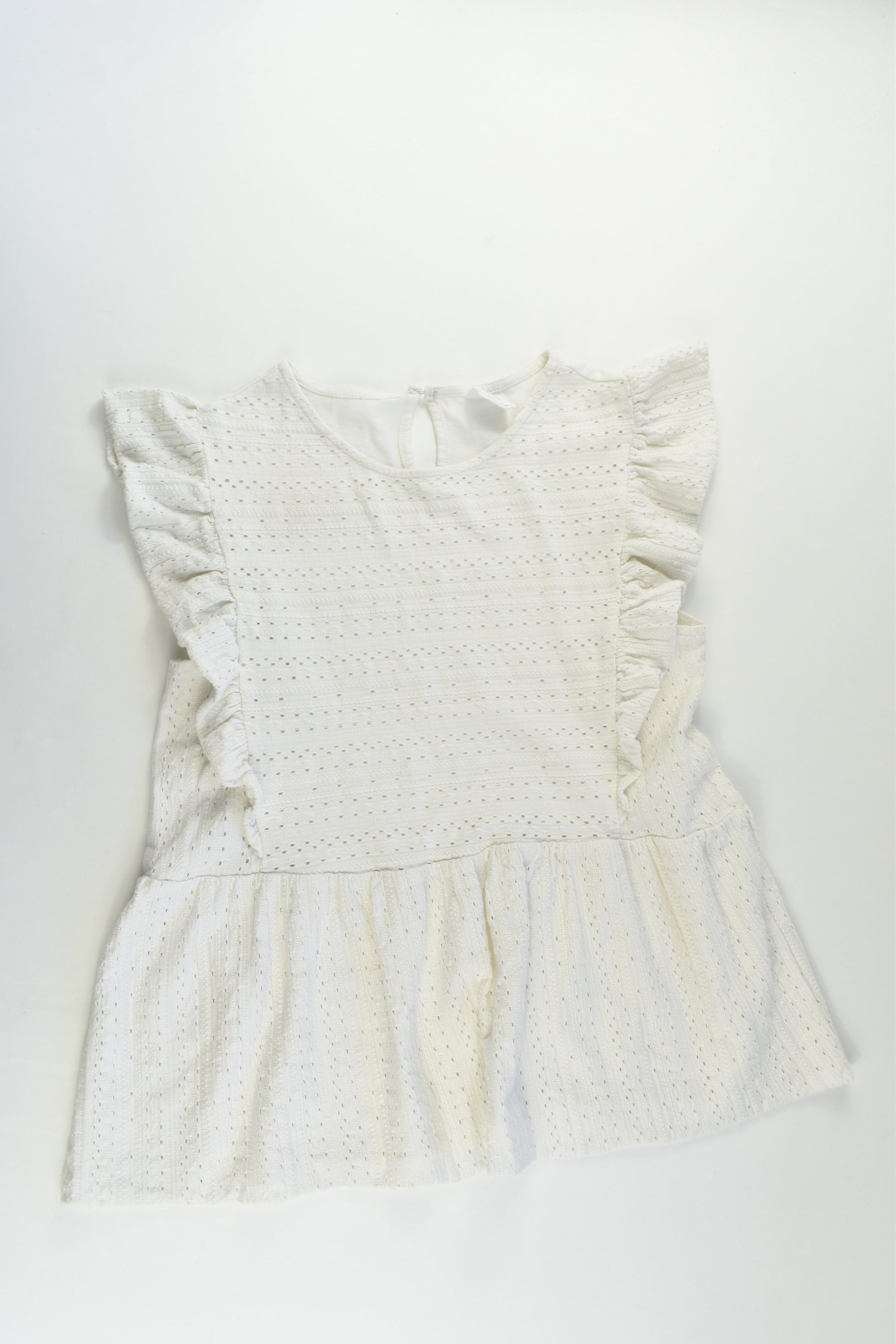 Zara Size 13-14 Ruffle Lace Top