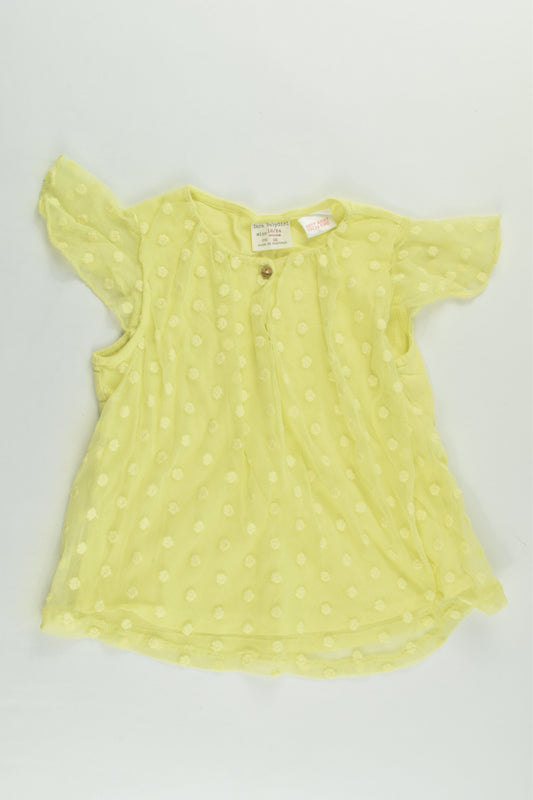 Zara Size 2 (18/24 months, 92 cm) Lined Blouse