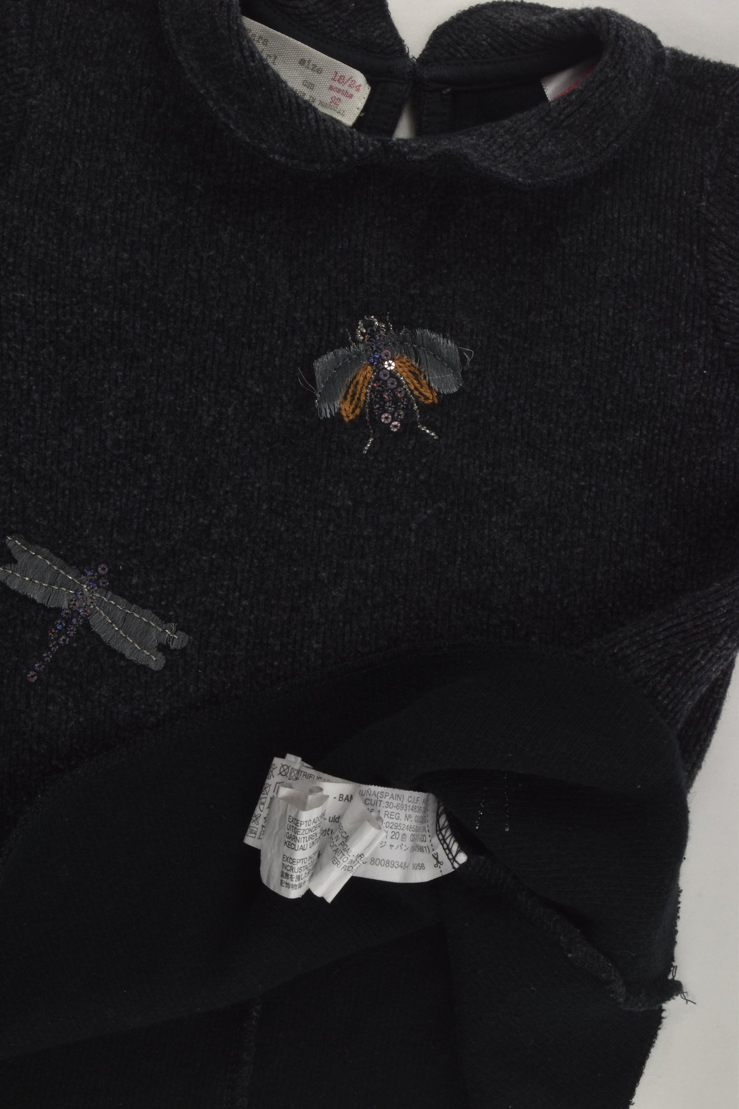 Zara Size 2 Bugs Knit Tunic/Dress