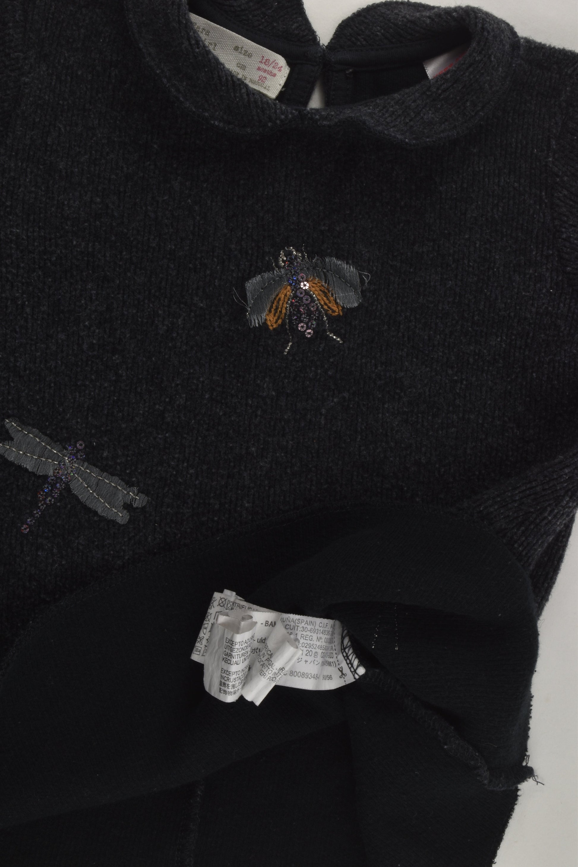 Zara Size 2 Bugs Knit Tunic/Dress