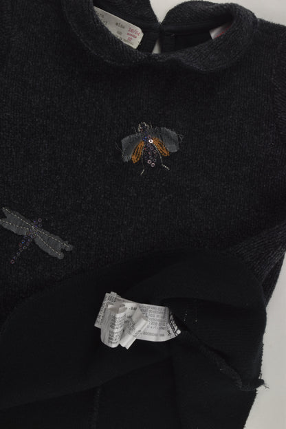 Zara Size 2 Bugs Knit Tunic/Dress