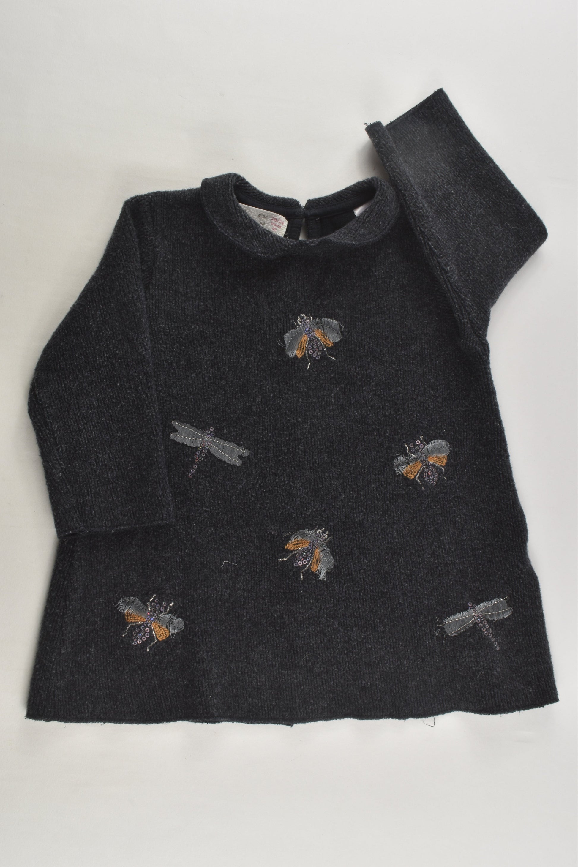 Zara Size 2 Bugs Knit Tunic/Dress