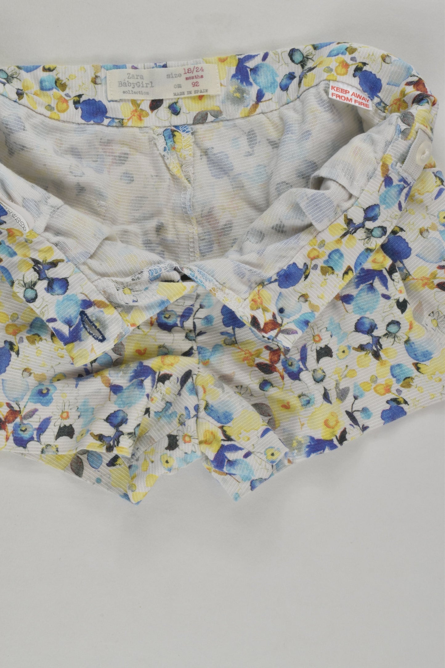 Zara Size 2 Floral Shorts