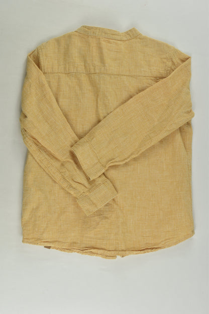 Zara Size 2/3 Linen Blend Shirt