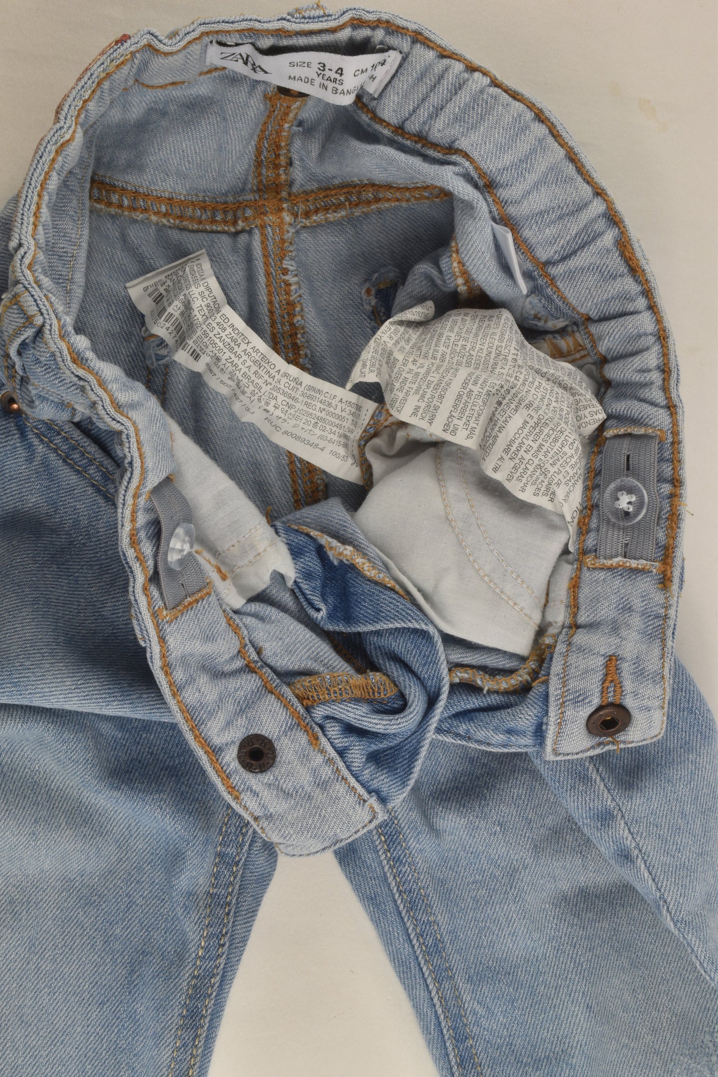 Zara Size 3-4 (104 cm) Denim Pants