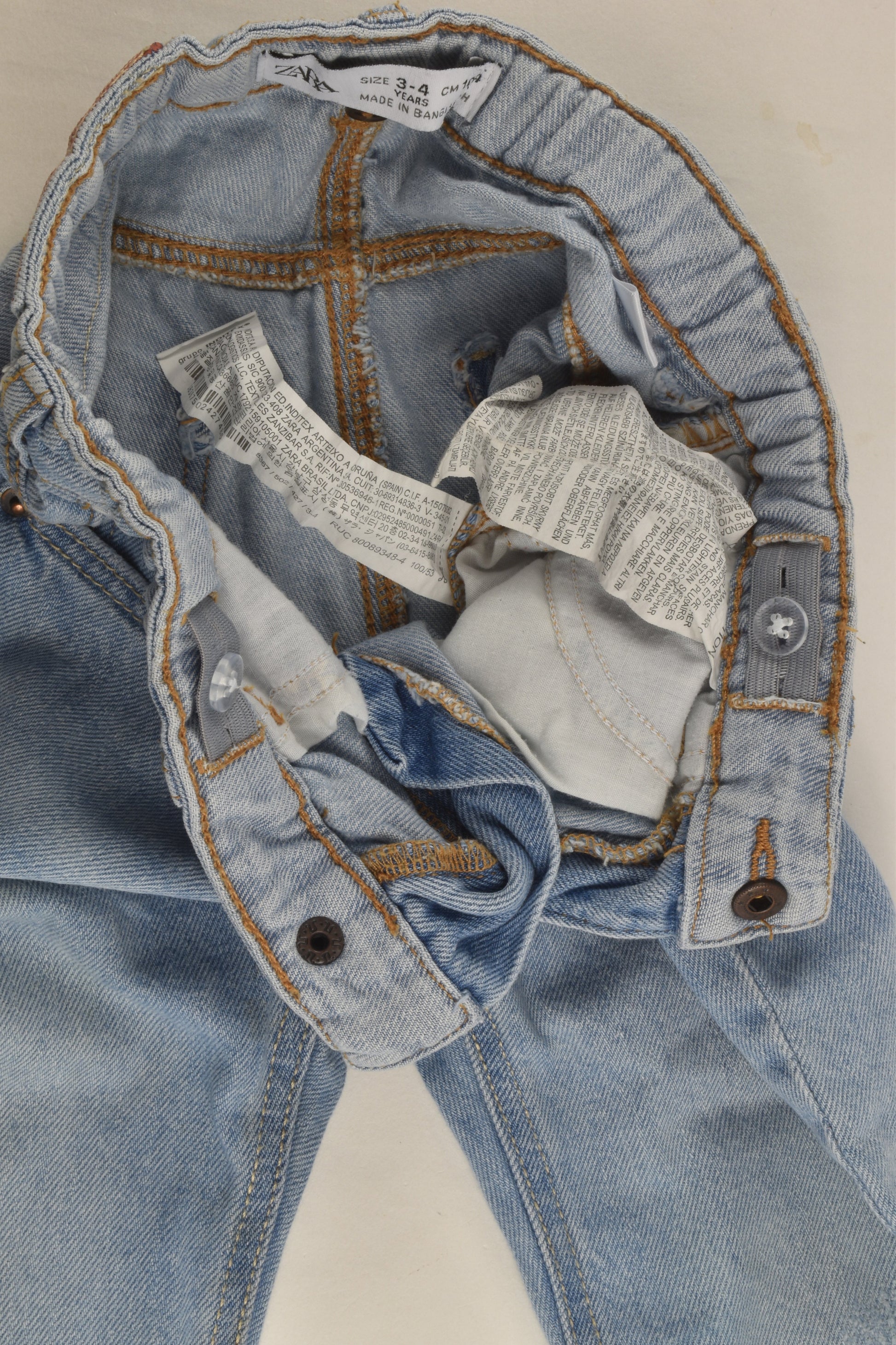 Zara Size 3-4 (104 cm) Denim Pants