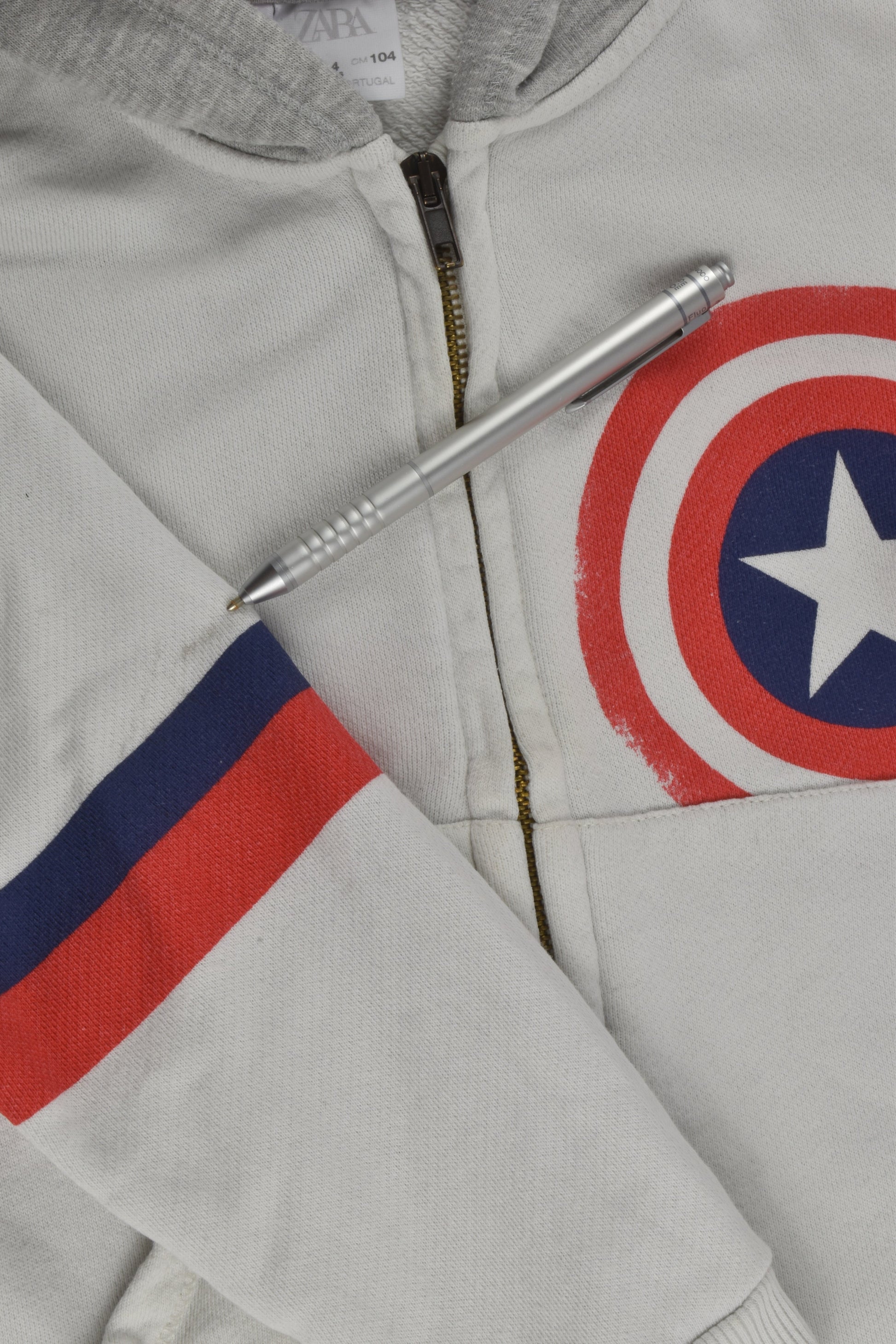 Zara Size 3-4 (104 cm) Marvel Captain America Zip Jumper