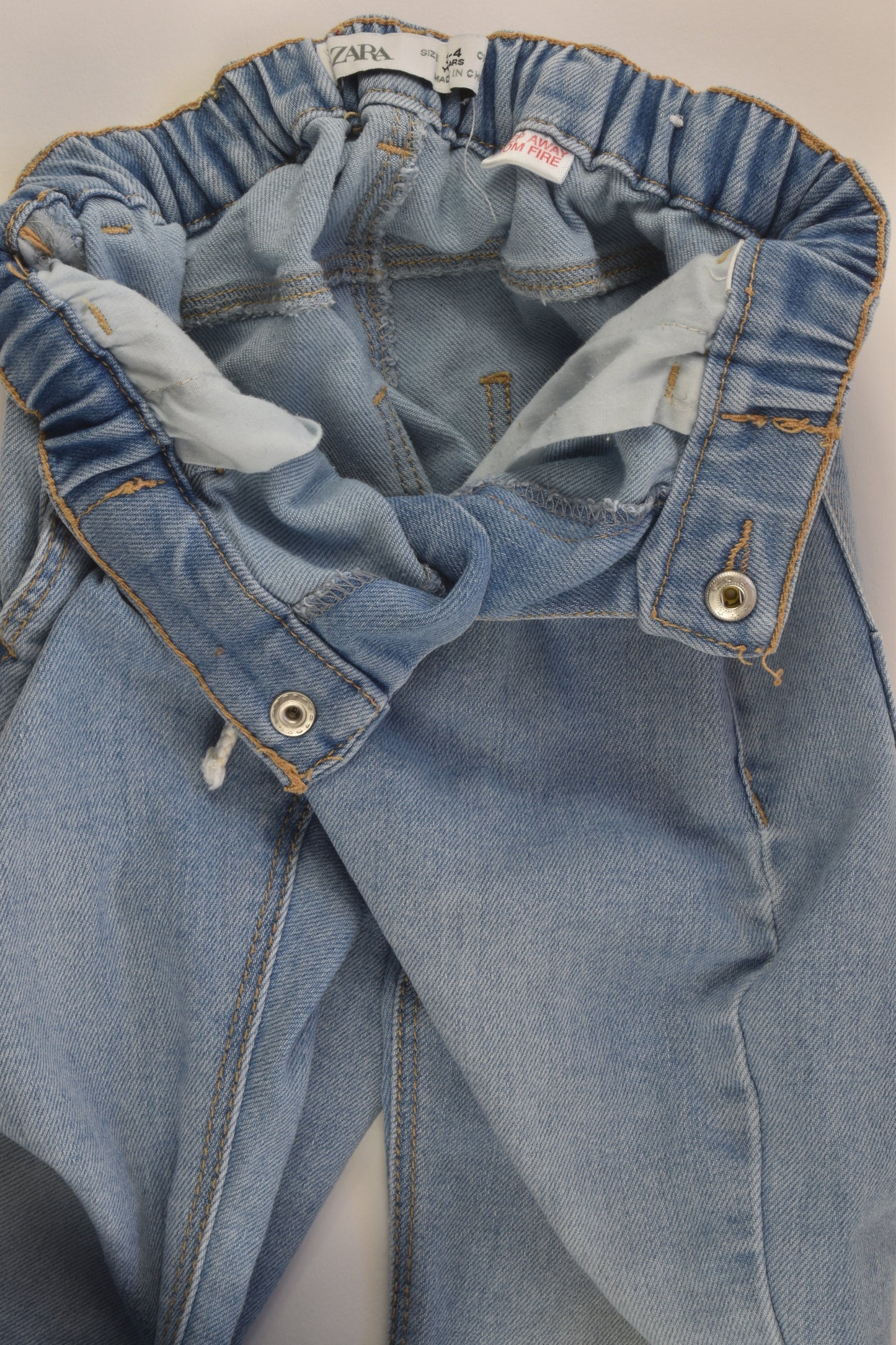 Zara Size 3-4 Denim Pants