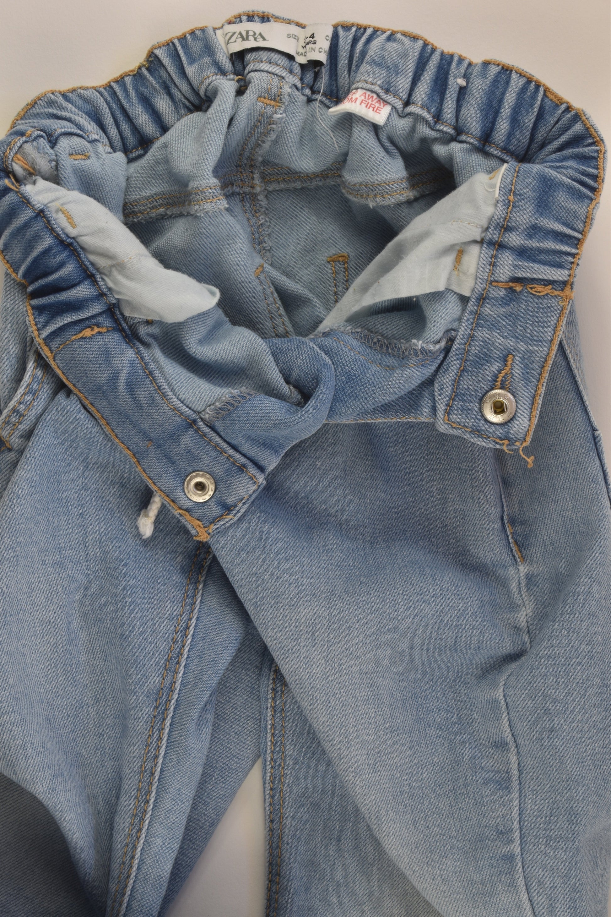 Zara Size 3-4 Denim Pants