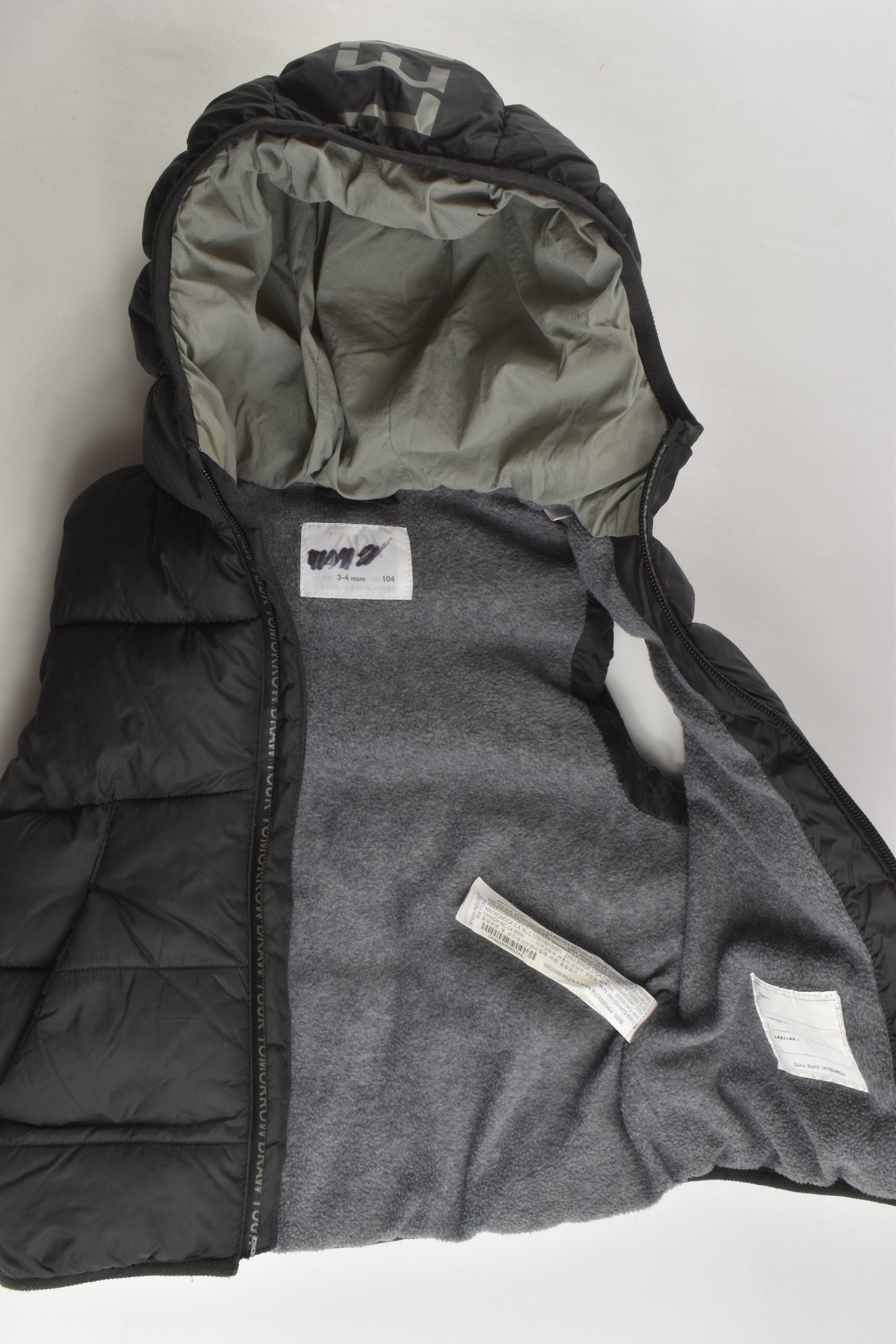 Zara Size 3-4 Puffer Vest