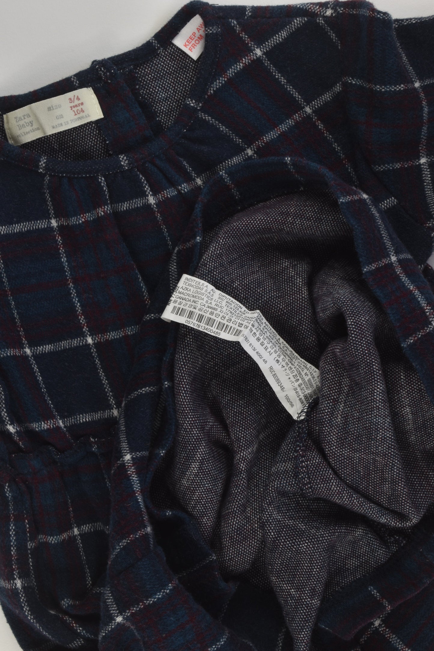 Zara Size 3/4 Winter Dress