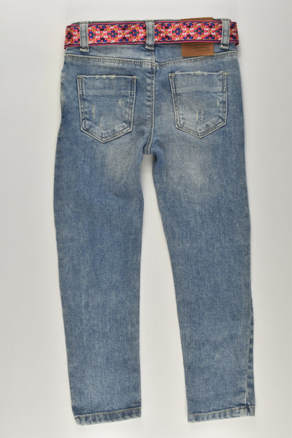 Zara Size 4 Denim Pants with Belt